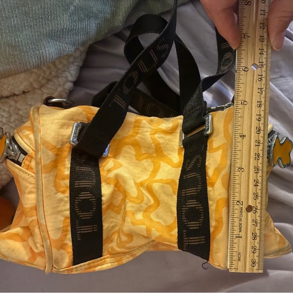 Tous Orange Mini Bag with Black Straps - Picture 11 of 13